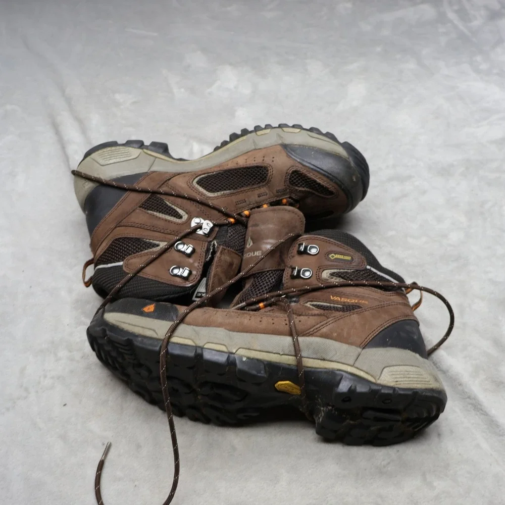 Vasque Mens 10.5M Hiking Boots Brown Breeze‎ 2.0 Mid Gore Tex Rain Trail Trek